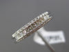 .37CT ROUND & PRINCESS DIAMOND 18KT WHITE GOLD 3D SEMI ETERNITY ANNIVERSARY RING