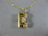 ANTIQUE 14KT YELLOW GOLD 3D CLASSIC SAN FRANCISCO TROLLEY CAR PENDANT #26312