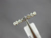 ESTATE .85CT DIAMOND 14KT WHITE GOLD MILGRAIN SIZABLE ETERNITY ANNIVERSARY RING