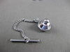 ESTATE .30CT DIAMOND 14KT WHITE & YELLOW GOLD PAVE " MC " INITIAL PIN #23769