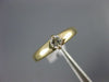 ESTATE .20CT DIAMOND 14K YELLOW GOLD 3D SOLITAIRE PROMISE ENGAGEMENT RING #19059