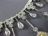 ESTATE LARGE GIA 14.22CT WHITE & FANCY YELLOW DIAMOND 18KT 2 TONE GOLD NECKLACE
