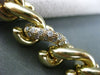 ESTATE WIDE & LONG 2.10CT DIAMOND 14KT YELLOW GOLD 3D INTERTWINING BRACELET