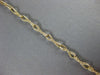 ESTATE EXTRA LARGE & LONG .30CT DIAMOND 14KT YELLOW GOLD FILIGREE WOVEN NECKLACE