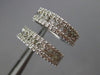 ESTATE .50CT DIAMOND 14KT WHITE GOLD 3D CLASSIC ROUND 3D ETOILE HUGGIE EARRINGS