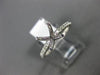 ESTATE .19CT DIAMOND 14KT WHITE GOLD 3D SEMI ETERNITY SEMI MOUNT ENGAGEMENT RING