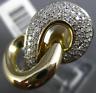ESTATE .55CT DIAMOND 14K YELLOW GOLD CLASSIC INFINITY WEDDING ANNIVERSARY RING