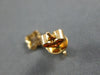 ESTATE .68CT DIAMOND 18KT ROSE GOLD 3D FLOWER MILGRAIN INFINITY HANGING EARRINGS