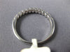 ESTATE .55CT DIAMOND 18KT WHITE GOLD 12 STONE SEMI ETERNITY ANNIVERSARY RING