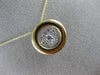.25CT DIAMOND 14KT WHITE GOLD 3D SOLITAIRE ROUND ROUND HALO FLOATING PENDANT