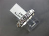ESTATE WIDE 1.0CT DIAMOND 14K WHITE GOLD CLASSIC WEDDING ANNIVERSARY RING #22079