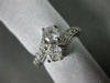 ESTATE LARGE 1.50CT ROUND DIAMOND 14KT WHITE GOLD 2 STONE CRISS CROSS LOVE RING