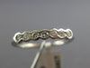 ESTATE .28CT DIAMOND 18KT WHITE GOLD SEMI BEZEL 7 STONE ANNIVERSARY RING #4434