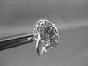 ESTATE LARGE 1.74CT DIAMOND 18KT WHITE GOLD 3D CLASSIC CLUSTER CLIP ON EARRINGS