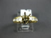ESTATE .90CT DIAMOND 18KT 2 TONE GOLD 3D ROUND SEMI MOUNT ENGAGEMENT RING #7582
