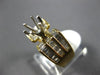 ESTATE LARGE 1.15CT DIAMOND 14K YELLOW GOLD 6 PRONG SEMI MOUNT ENGAGEMENT RING