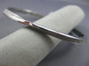 ESTATE .79CT DIAMOND 18KT WHITE GOLD 3D HANDCRAFTED CRISS CROSS BANGLE BRACELET