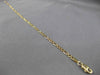 ESTATE LONG 14KT YELLOW GOLD CLASSIC FIGARO LOBSTER LOCK BRACELET #ELVINA61