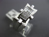 WIDE .65CT PRINCESS DIAMOND 14KT WHITE GOLD 3D INVISIBLE RECTANGULAR MENS RING