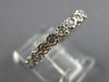 ESTATE .40CT DIAMOND 14KT WHITE GOLD 3D ETERNITY ANNIVERSARY WEDDING RING #26487