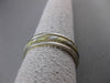 ESTATE 14KT WHITE & YELLOW GOLD HANDCRAFTED ROPE WEDDING BAND RING 6mm #23187