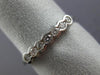 ESTATE .28CT DIAMOND 18KT WHITE GOLD SEMI BEZEL 7 STONE ANNIVERSARY RING #4434