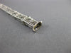 ANTIQUE 1.22CT DIAMOND & AAA SAPPHIRE 14K WHITE GOLD 3D FILIGREE BRACELET #21631