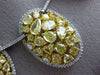 ESTATE EXTRA LARGE 17.17CT WHITE & FANCY YELLOW DIAMOND 18K 2 TONE GOLD NECKLACE
