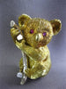 ANTIQUE LARGE DIAMOND & AAA RUBY 18KT GOLD AUSTRALIAN KOALA TEDDY BEAR PIN #1441