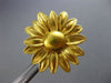 ANTIQUE 24K YELLOW GOLD 3D CLASSIC HANDCRAFTED FILIGREE FLOWER SUNBURST EARRINGS