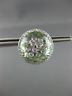 ESTATE EXTRA LARGE 19.30CT DIAMOND & AAA GREEN AMETHYST 18K WHITE GOLD EARRINGS