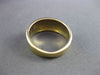 ESTATE 14KT TWO TONE GOLD CLASSIC SLANTED WEDDING ANNIVERSARY RING 7mm #23541