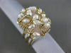 ESTATE EXTRA LARGE AAA SOUTH SEA & PINK QUARTZ 14KT YELLOW GOLD FUN RING #26303