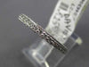 ESTATE .50CT DIAMOND 14KT WHITE GOLD 3D DOUBLE SIDED ETERNITY ANNIVERSARY RING