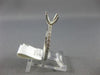 ESTATE .19CT DIAMOND 14KT WHITE GOLD 3D SEMI ETERNITY SEMI MOUNT ENGAGEMENT RING