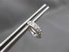 ESTATE .24CT DIAMOND 14KT WHITE GOLD 5 STONE CLASSIC HUGGIE EARRINGS 2mm #24068