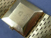 ESTATE LARGE BUCHERER 18KT YELLOW GOLD 3D CLASSIC SOLID SQUARE MENS WATCH