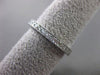 ANTIQUE .70CT DIAMOND 14KT WHITE GOLD MILGRAIN ETERNITY ANNIVERSARY RING #19607