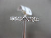 ESTATE 2.62CT DIAMOND 14KT WHITE GOLD CLASSIC SHARED PRONG ETERNITY WEDDING RING