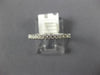 ESTATE .24CT DIAMOND 14KT WHITE GOLD SEMI ETERNITY COMFORT FIT ANNIVERSARY RING