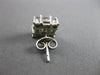 ESTATE LARGE 1.50CT DIAMOND 14KT WHITE GOLD CLASSIC CLUSTER STUD EARRINGS #1465