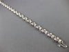 ANTIQUE 1.15CT ROUND CUT DIAMOND 14K WHITE GOLD CLASSIC CROSSOVER BRACELET #3150