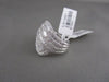 ANTIQUE WIDE 2.15CT DIAMOND 18KT WHITE GOLD FILIGREE MULTI ROW ANNIVERSARY RING