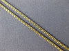 ESTATE .11CT DIAMOND WHITE & BLUE ENAMEL 18K YELLOW GOLD EVIL EYE LUCKY BRACELET