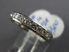 ESTATE .65CT DIAMOND PLATINUM 3D CLASSIC CHANNEL SEMI ETERNITY ANNIVERSARY RING