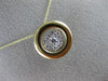 .25CT DIAMOND 14KT WHITE GOLD 3D SOLITAIRE ROUND ROUND HALO FLOATING PENDANT