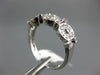 ESTATE .21CT DIAMOND 14KT WHITE GOLD 3D ETOLIE MILIGRAIN FILIGREE OVAL FUN RING