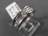 ESTATE .41CT DIAMOND 18KT WHITE GOLD SOLITAIRE TENSION ENGAGEMENT RING #17192