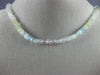 ESTATE 30.54CT DIAMOND & AAA MULTI COLOR AQUAMARINES 18KT WHITE GOLD 3D NECKLACE