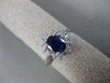 ESTATE 1.30CT DIAMOND & AAA SAPPHIRE 14KT YELLOW GOLD OVAL HALO ENGAGEMENT RING
